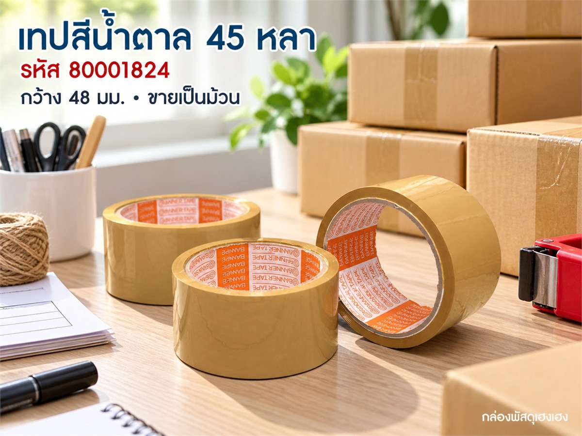 เทปสีน้ำตาล 45 หลา