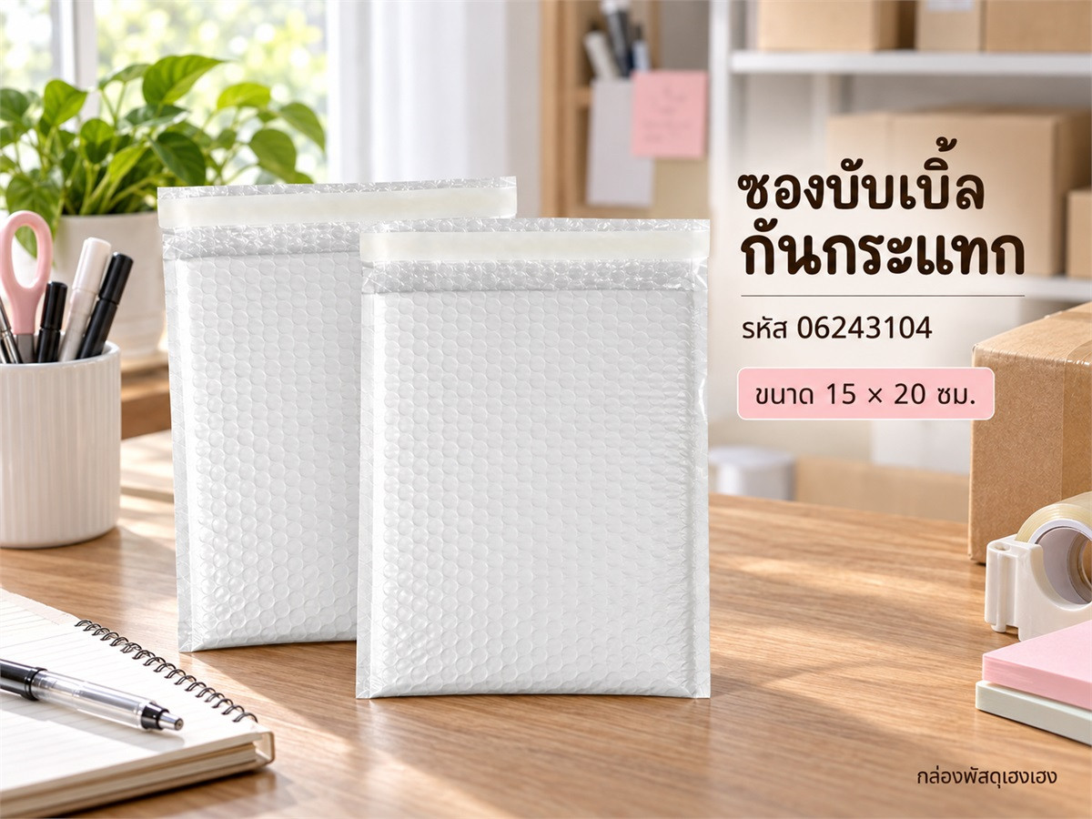 ซองบับเบิ้ลกันกระแทก 15x20 cm.