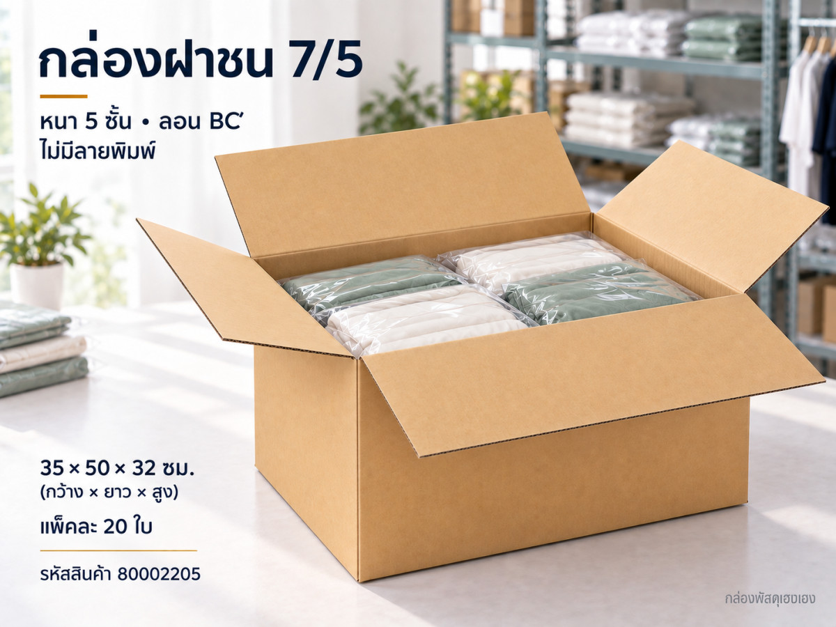 กล่อง 7/5 (ความหนา 5 ชั้น)