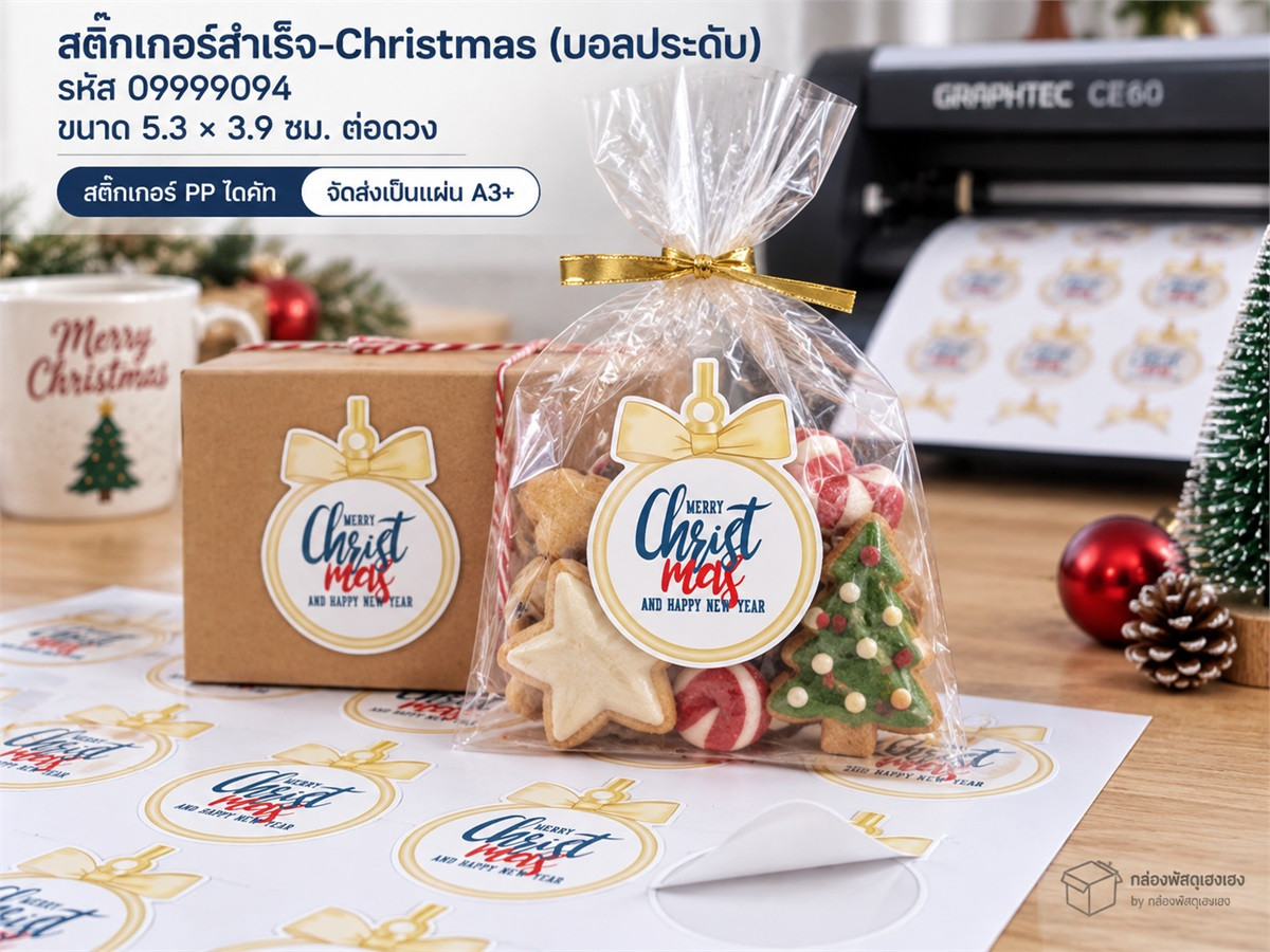 สติ๊กเกอร์สำเร็จ-Christmas (บอลประดับ)