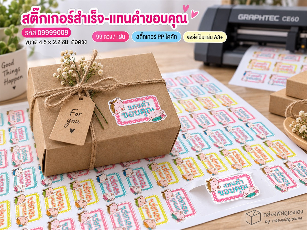 สติ๊กเกอร์สำเร็จ-แทนคำขอบคุณ