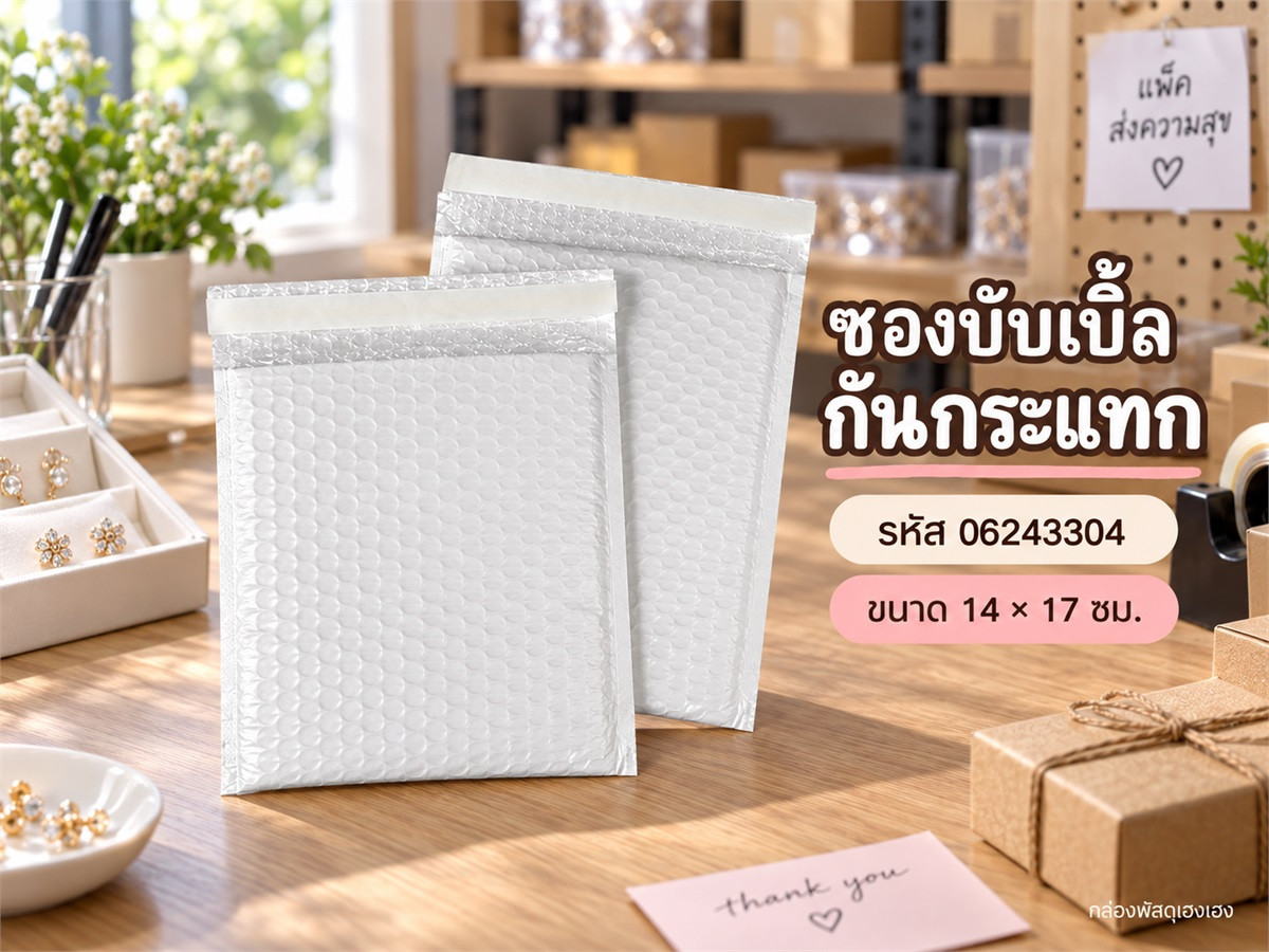 ซองบับเบิ้ลกันกระแทก 14x17 cm.