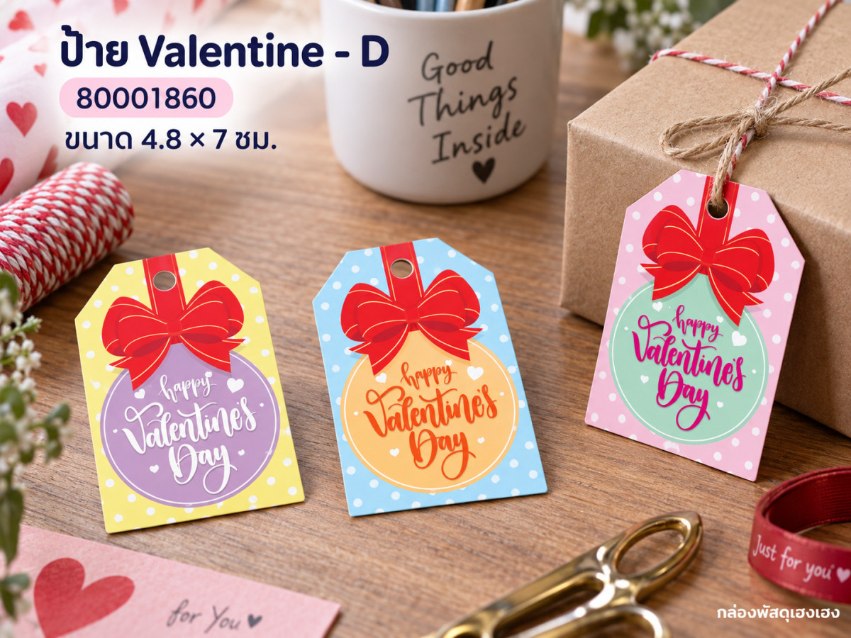 ป้าย Valentine - D