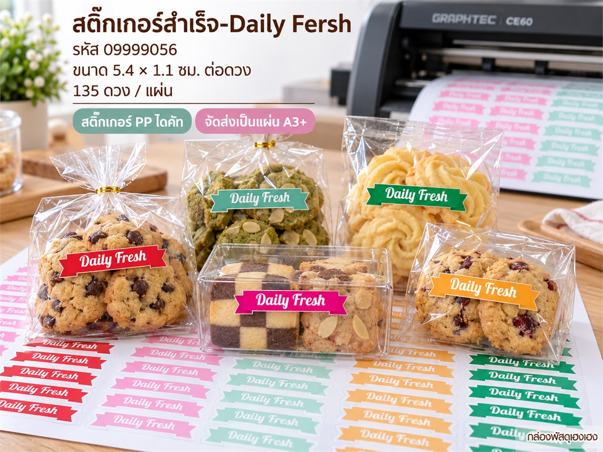 สติ๊กเกอร์สำเร็จ-Daily Fersh