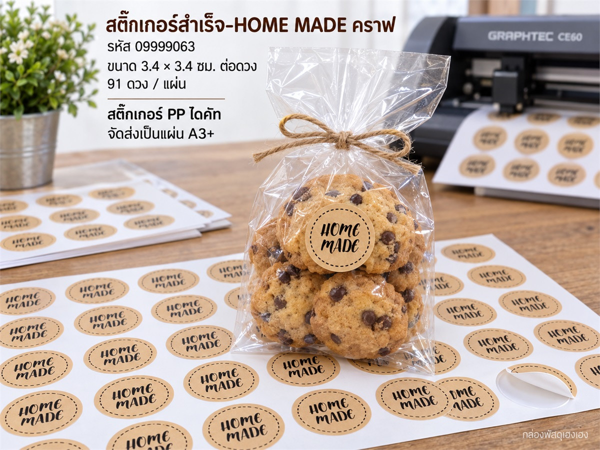 สติ๊กเกอร์สำเร็จ-HOME MADE คราฟ