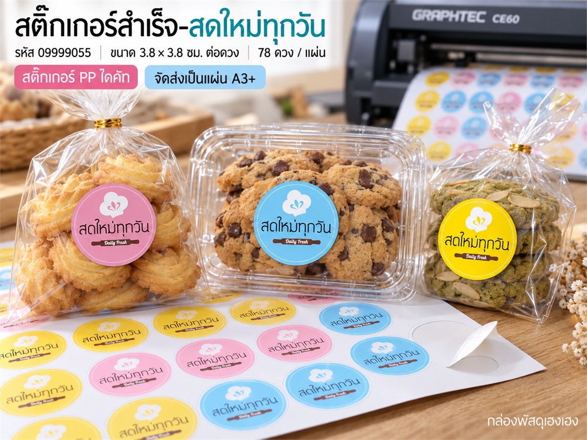 สติ๊กเกอร์สำเร็จ-สดใหม่ทุกวัน