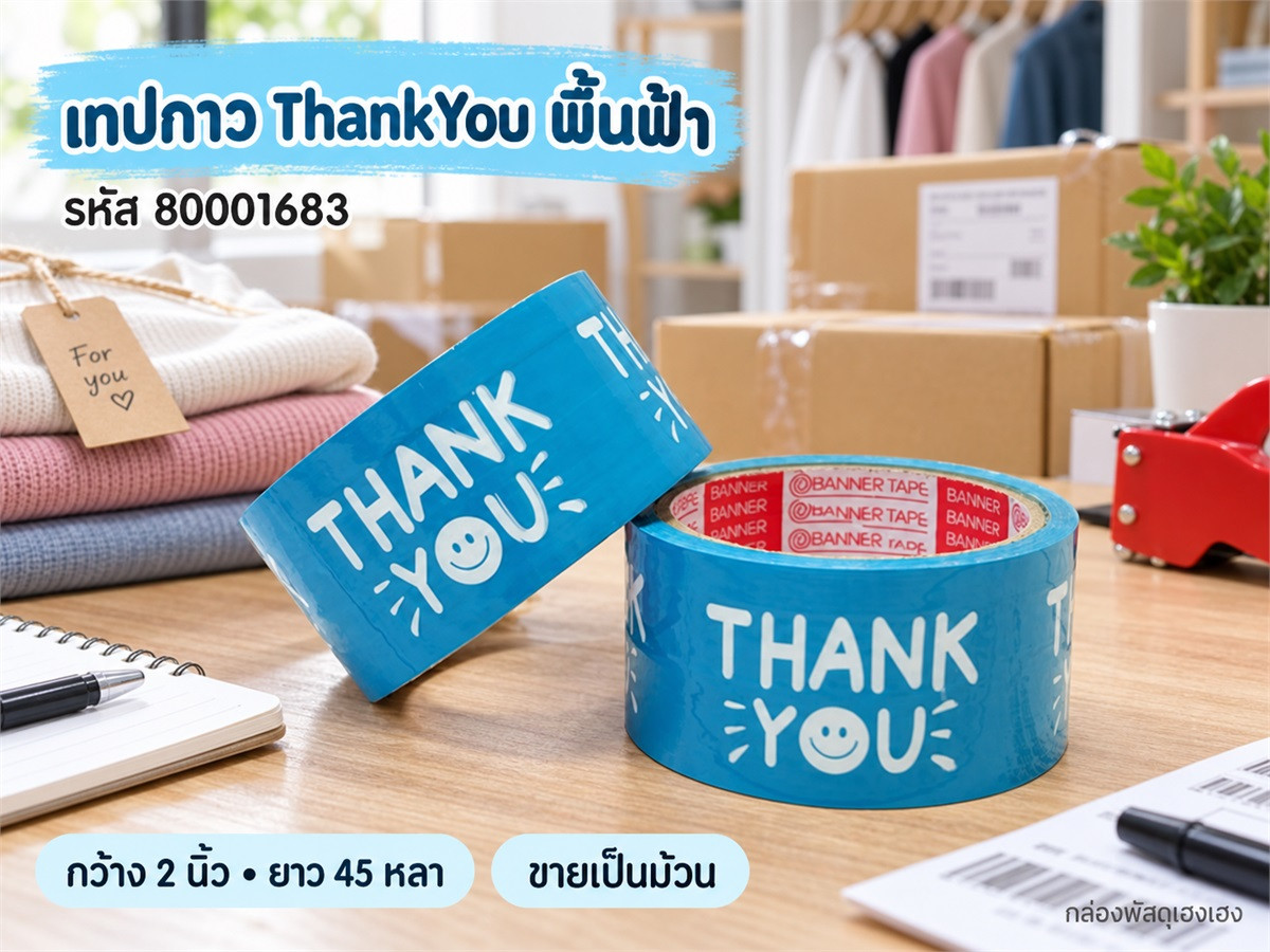 เทป ThankYou(ฟ้า) 45 หลา