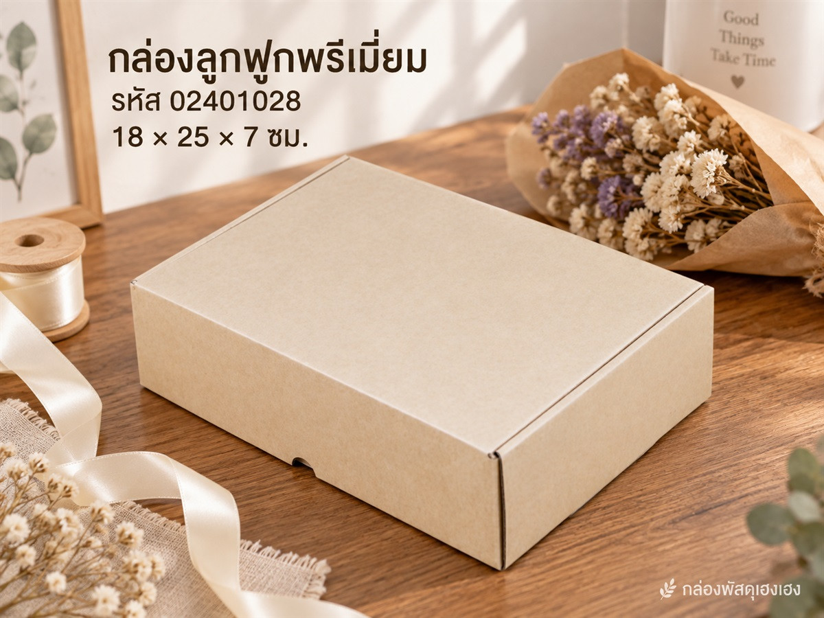 กล่องพรีเมี่ยม 18x25x7 ซม.