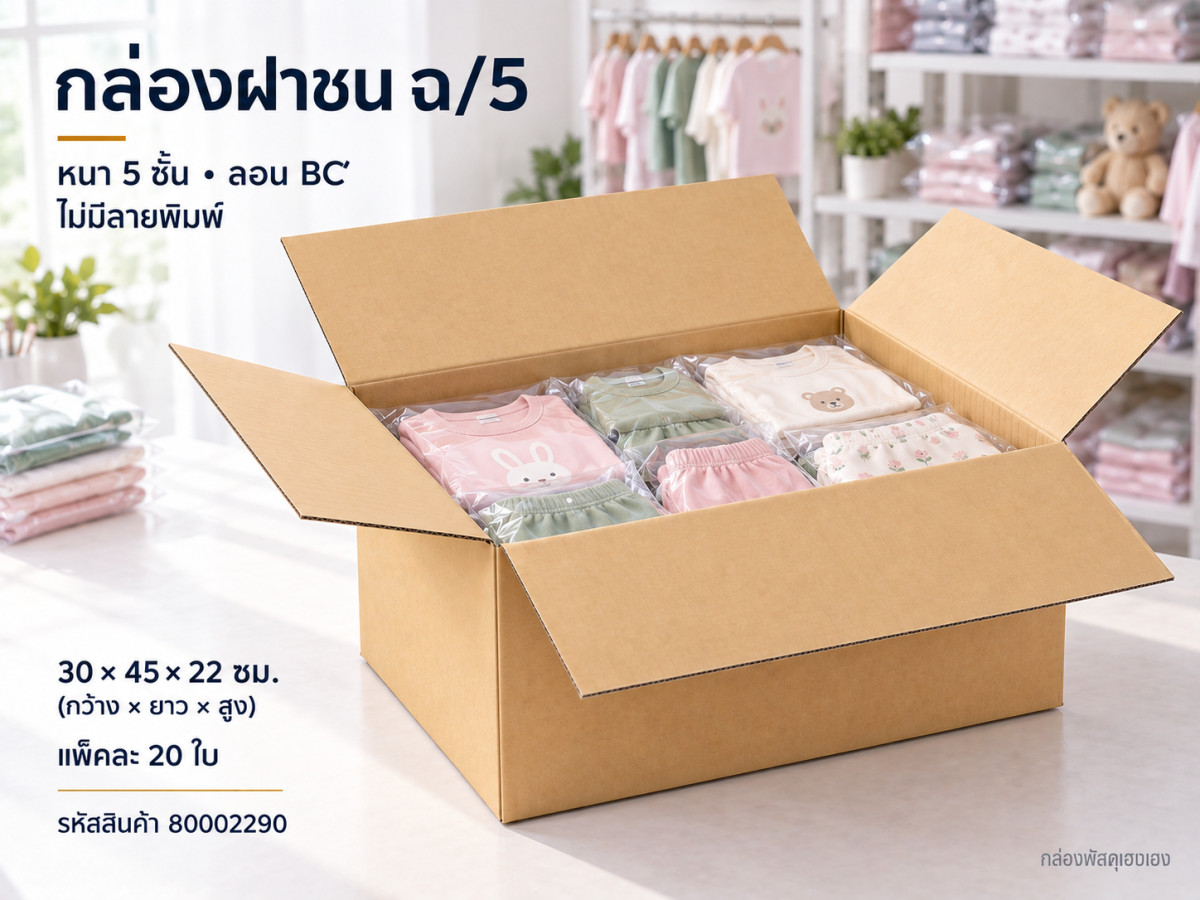 กล่อง ฉ/5 (ความหนา 5 ชั้น)