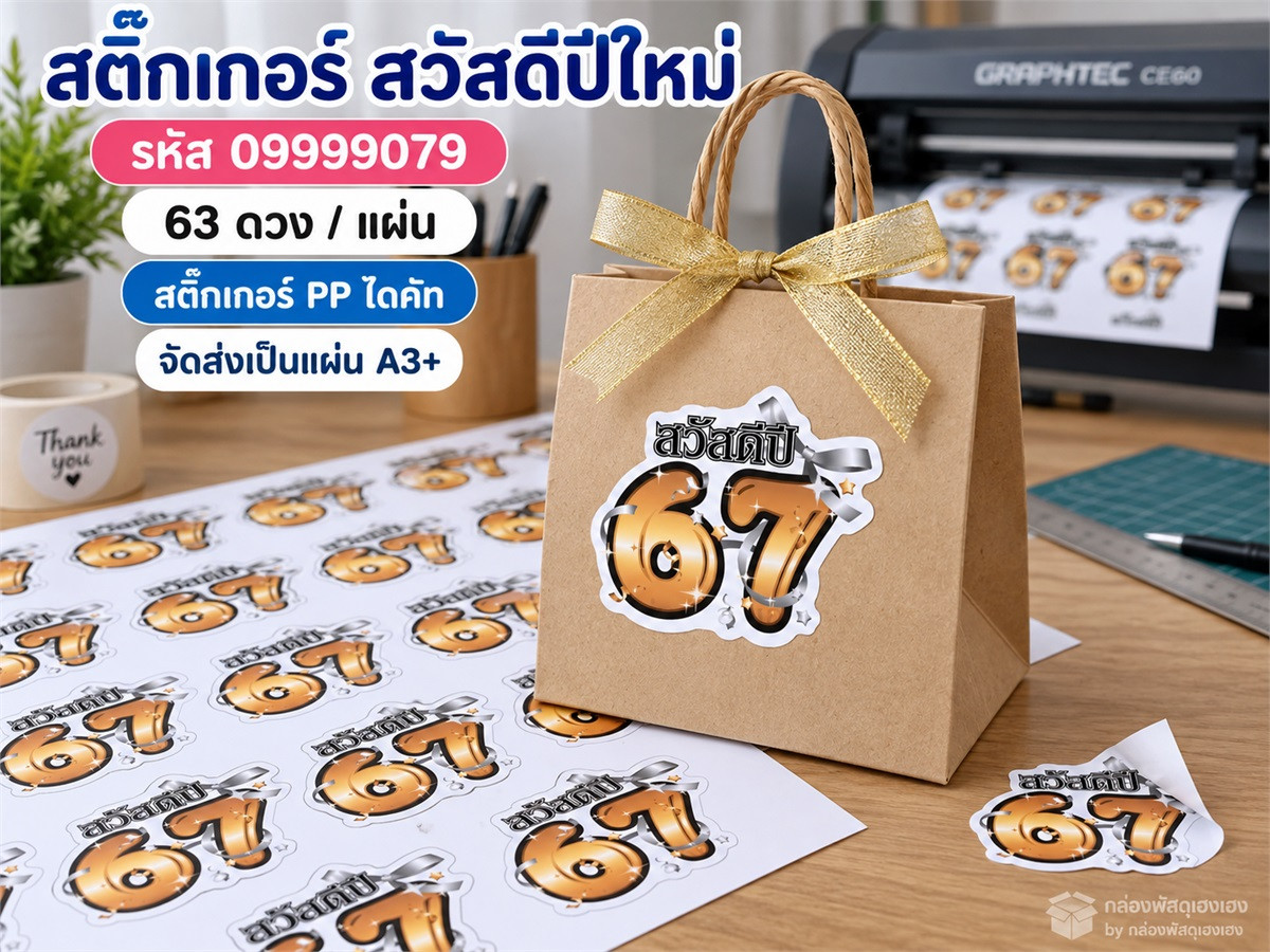 สติ๊กเกอร์สำเร็จ-สวัสดีปี 66
