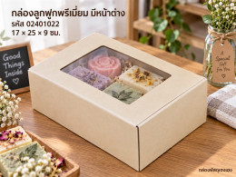 กล่องพรีเมี่ยม หน้าต่าง 17x25x9 ซม. รูปที่ 1